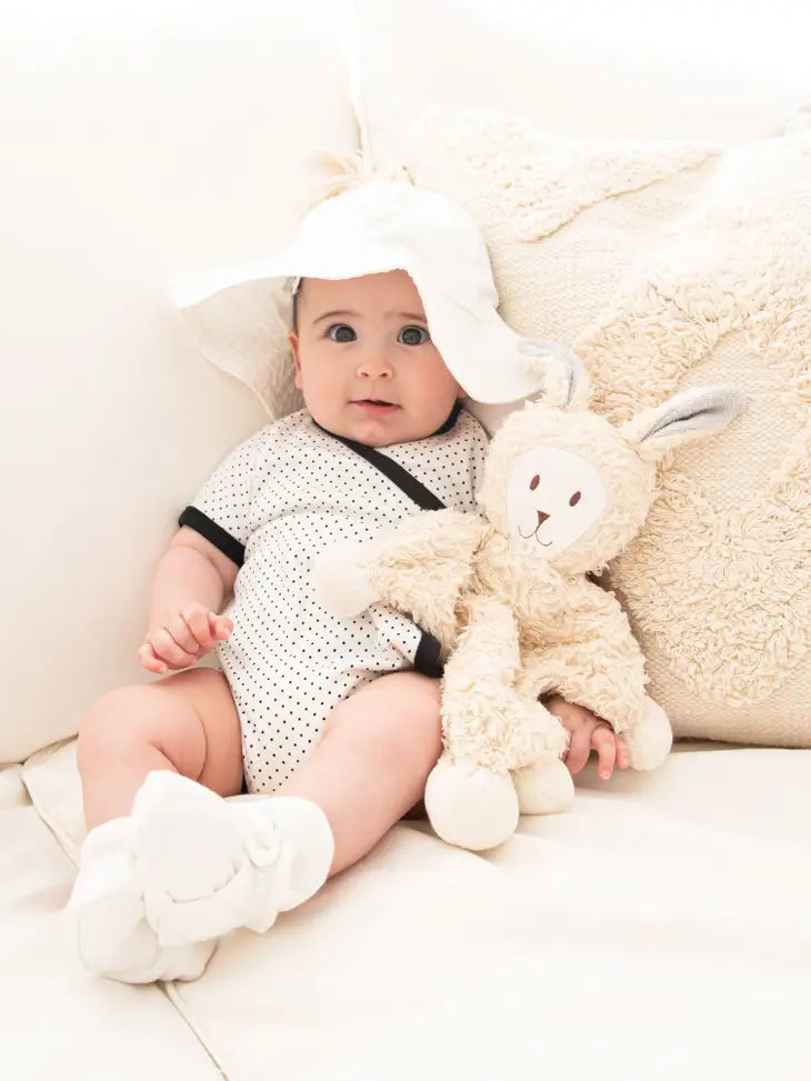 Classic Polka Dot short-sleeve Bodysuits- Side Snap