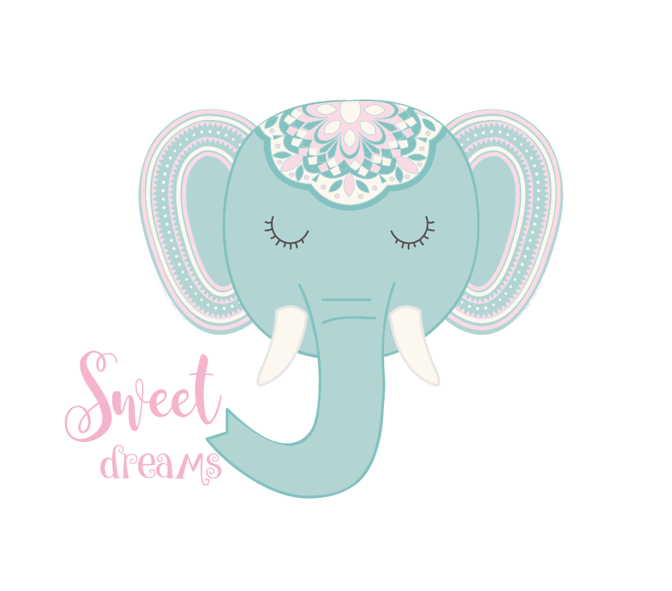 Elephant- Sweet Dreams- Boho Newborn Romper