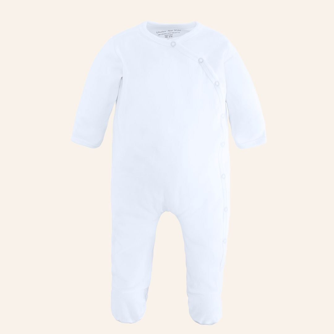 Unisex Footie- side snap