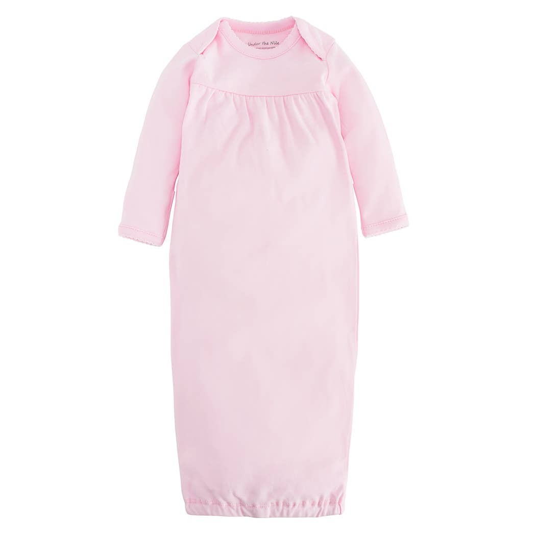 organic baby gown made of 100% Egyptian cotton