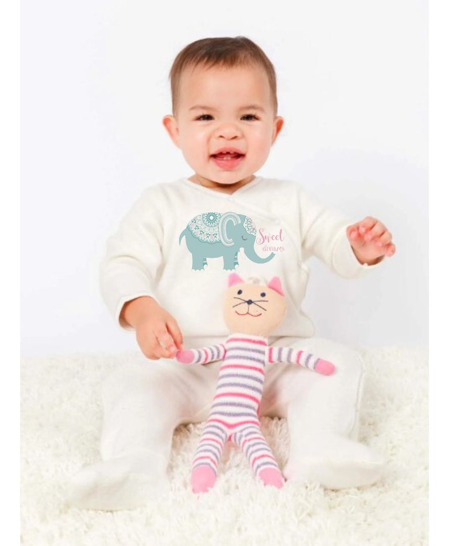 Elephant- Sweet Dreams- Boho Newborn Romper