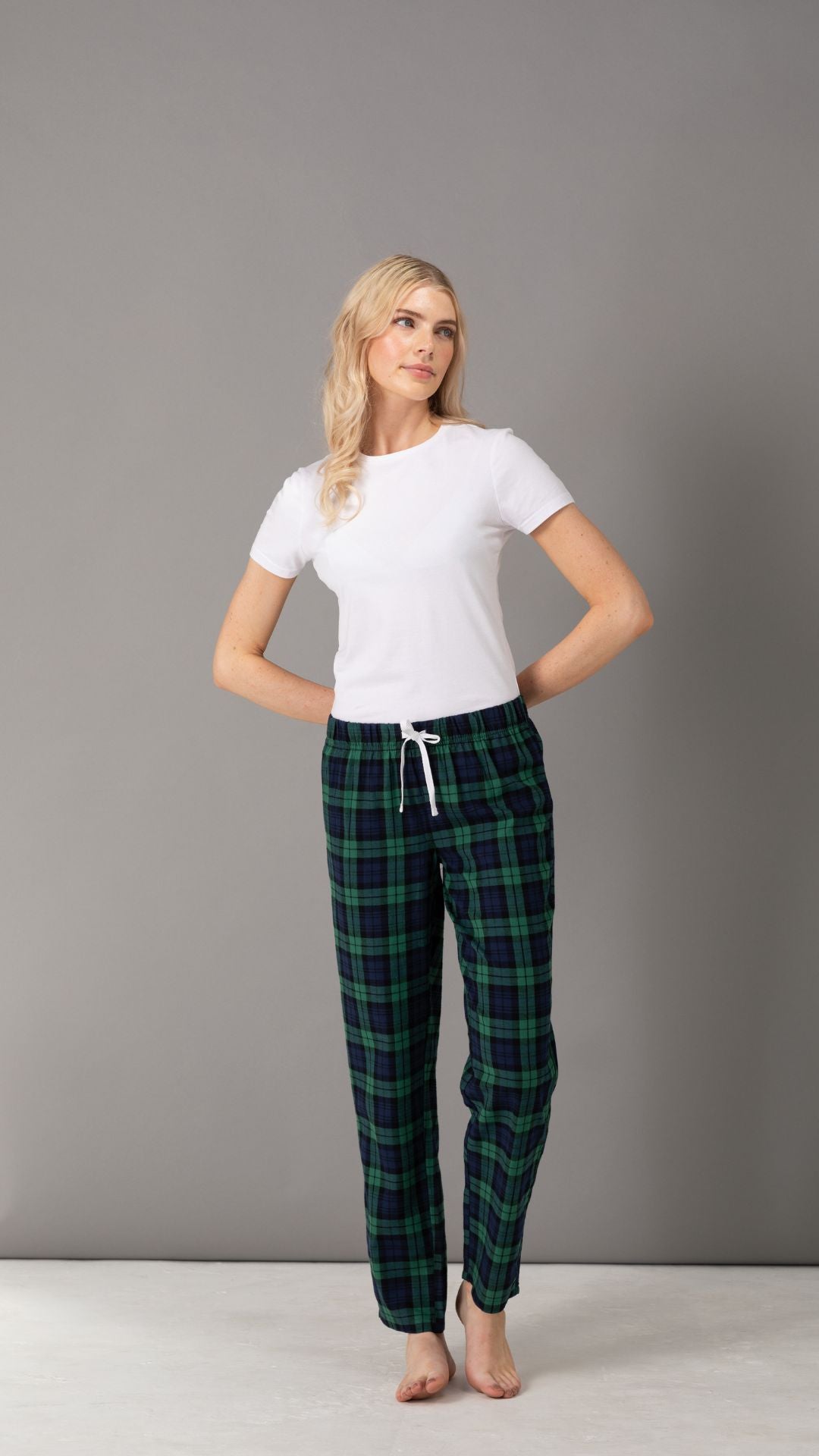 Women's tartan lounge pants