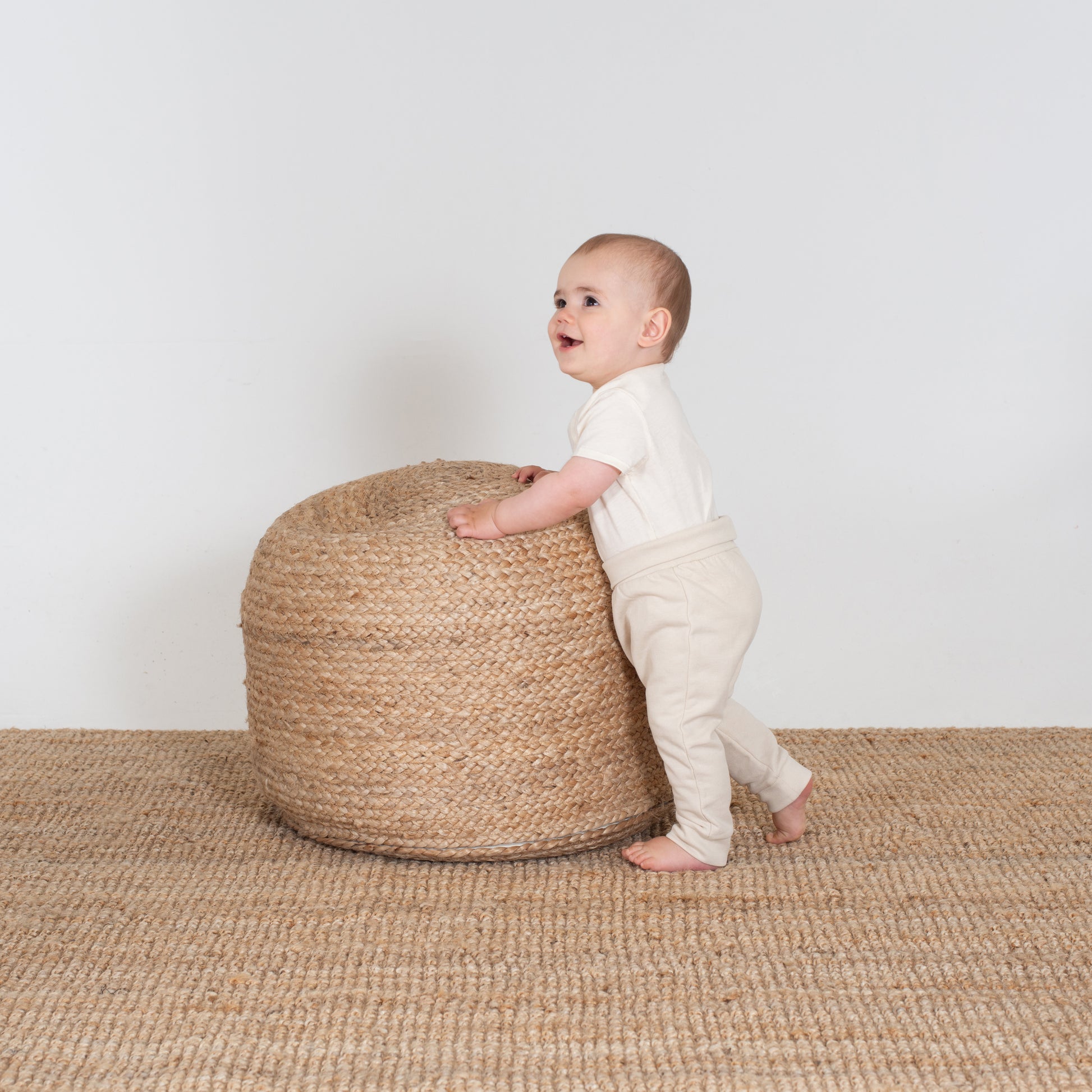 Personalised Kids Sustainable Light Stone Outfi