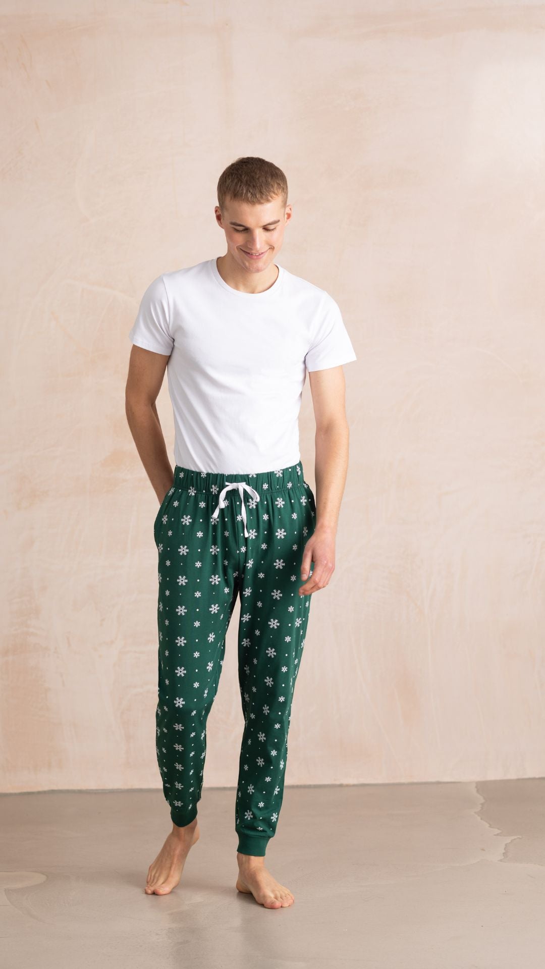 Men's Christmas Pjs- Cuffed lounge Pants
