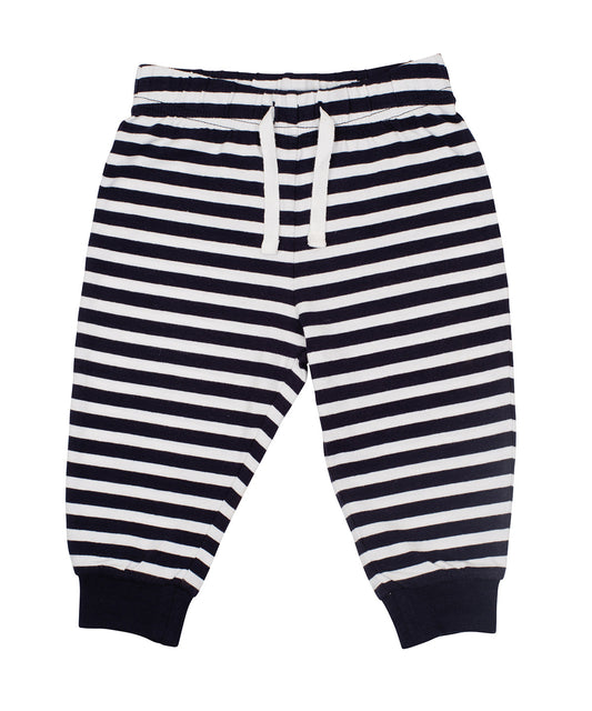 Newborn/Toddler Striped Pjs- Cuffed Lounge Pants