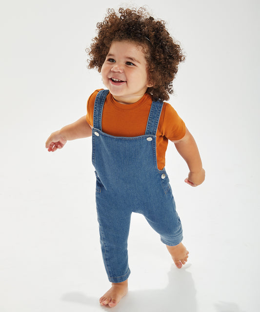 Denim Dungarees- Organic Denim