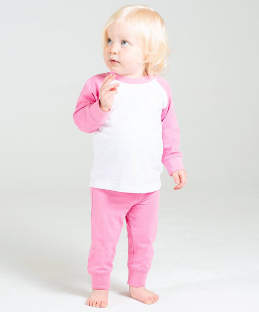 Retro contrast Sleeve Kids Pyjamas