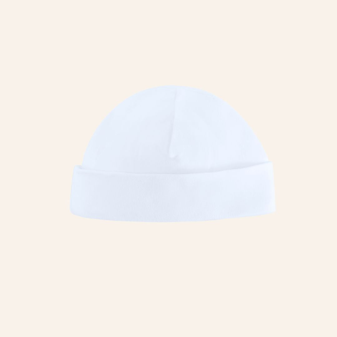 Hat- white- Organic Cotton