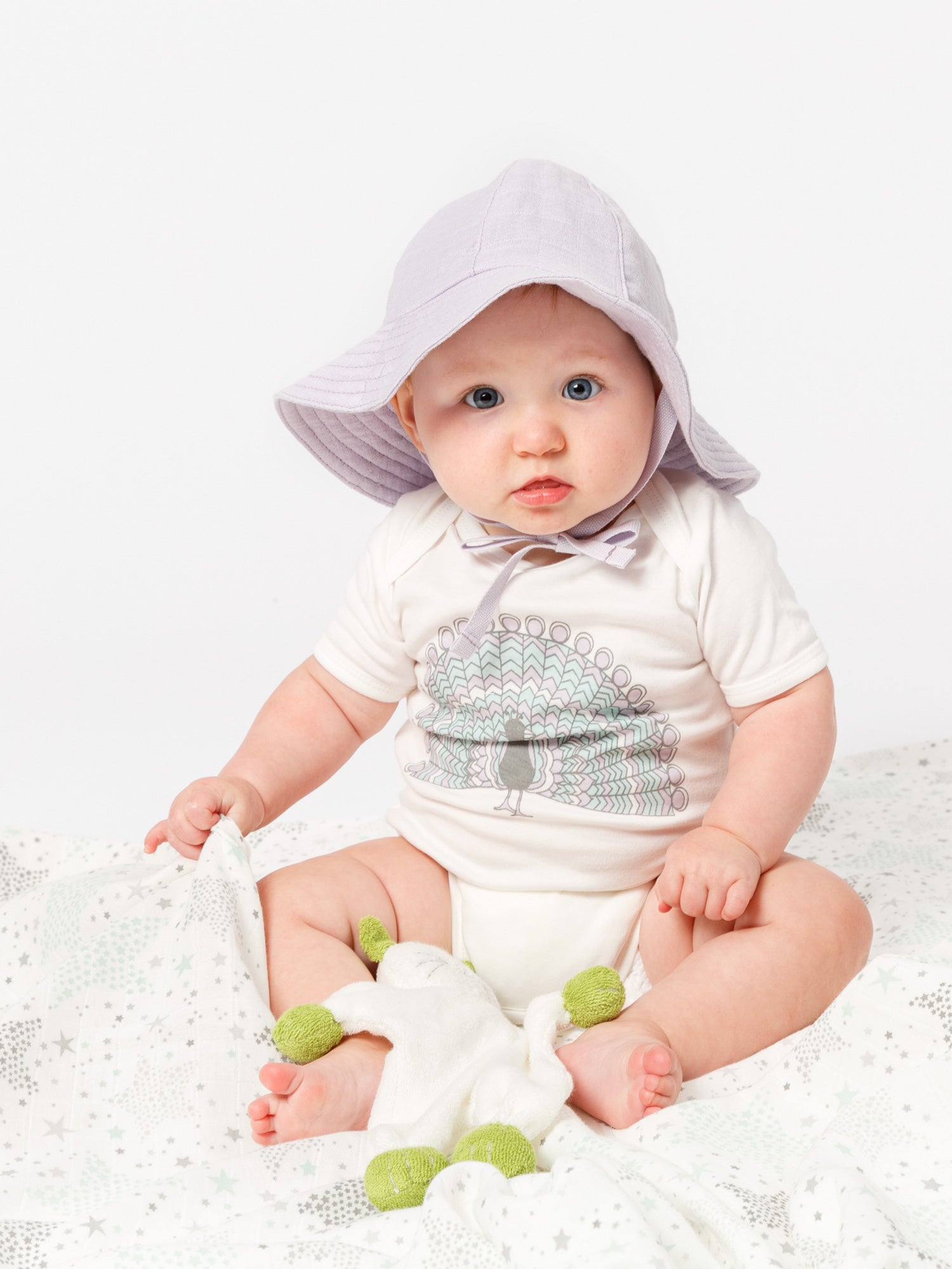 Unisex Baby bodysuit – Short sleeves- Made with Egyptian Organic Cotton - New Baby essentials